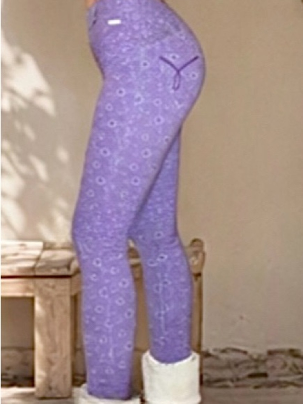 🌷 Calvin Klein🌷 Lavender Purple Floral Print Pants
